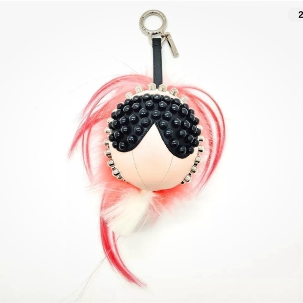 Fendi Karlito key chain or bag charm